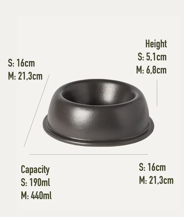 les dimensions de la gamelle toutou